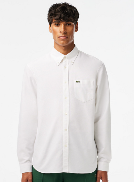 Wit katoenen regular fit hemd Lacoste - CH1911/001