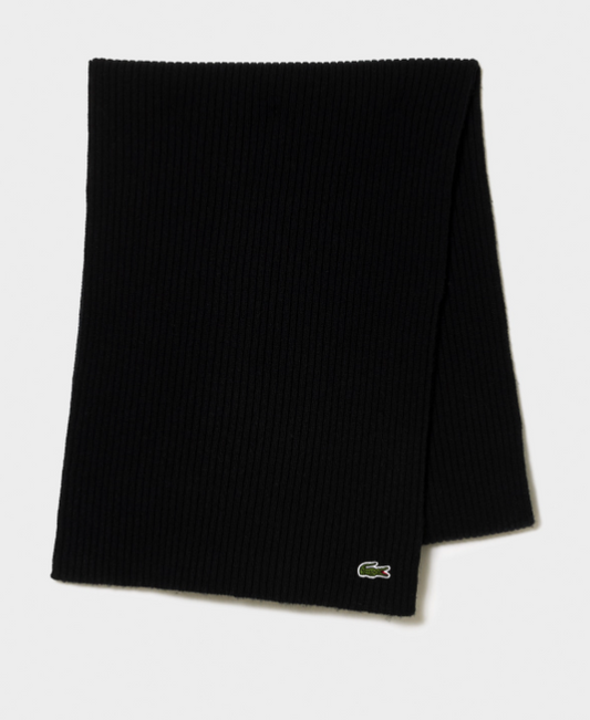 Zwarte wollen sjaal Lacoste - RE0058/031