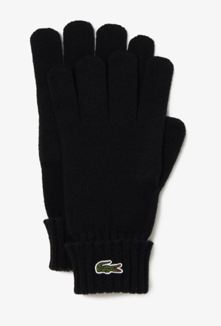 Zwarte wollen handschoenen Lacoste - RV0452/031