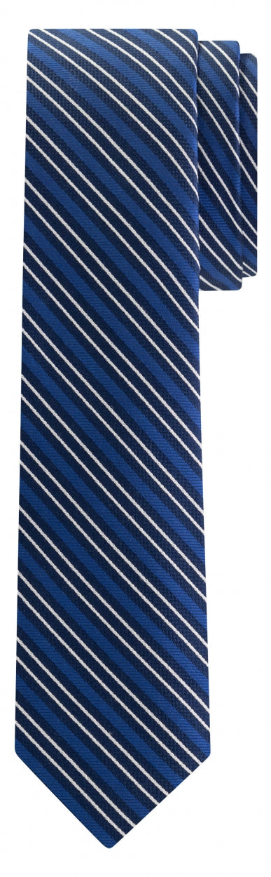 Blauw gestreepte zijden stropdas Michael Kors - MK0DT00044/411