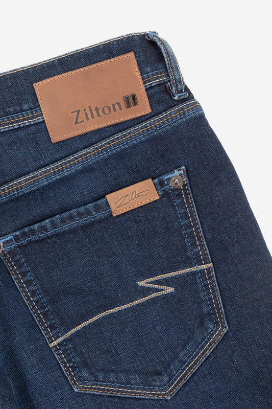 Donker indigo regular fit jeans Rodger Zilton - 08/942
